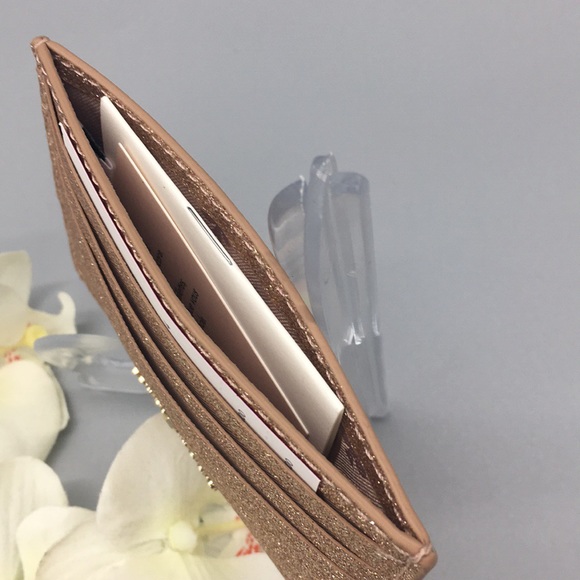 Kate Spade Small Slim Card Hold Joeley Rose Gold - Picture 7 of 8